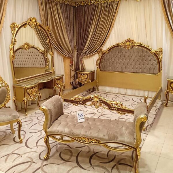 Sham Luxury Bed Room Set SLBRS-99025