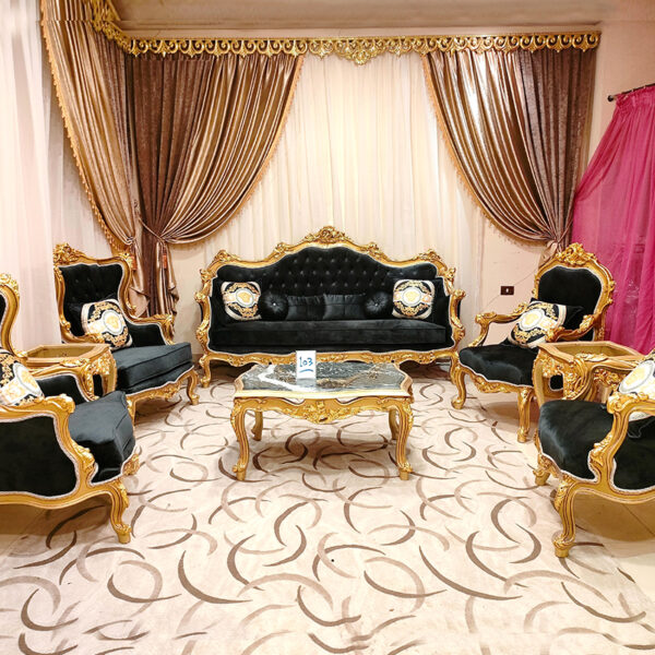 Sham Luxury Living Room Set SLLRS-77045