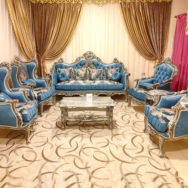 Sham Luxury Living Room Set SLLRS-77048