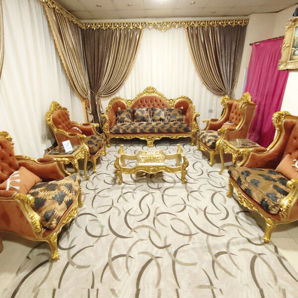 Sham Luxury Living Room Set SLLRS-77049