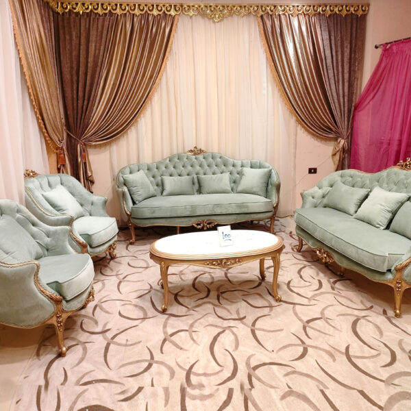 Sham Luxury Living Room Set SLLRS-77050
