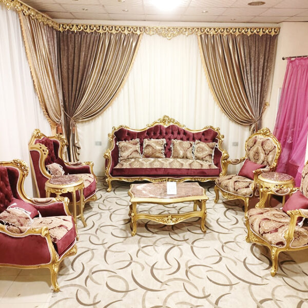 Sham Luxury Living Room Set SLLRS-77052