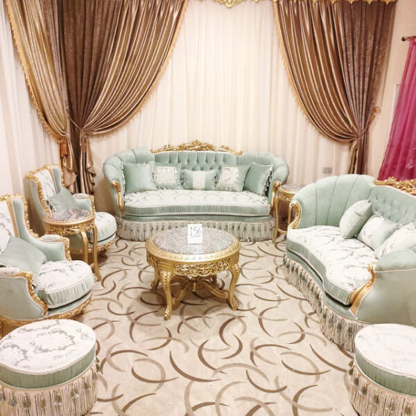 Sham Luxury Living Room Set SLLRS-77053