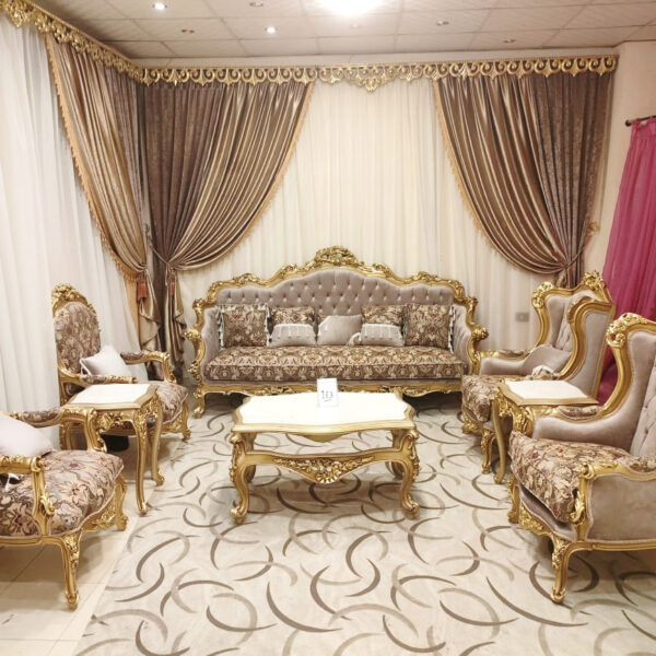 Sham Luxury Living Room Set SLLRS-77060