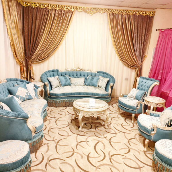 Sham Luxury Living Room Set SLLRS-77062