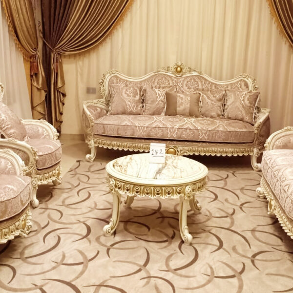 Sham Luxury Living Room Set SLLRS-77063
