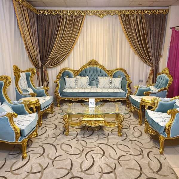 Sham Luxury Living Room Set SLLRS-77074