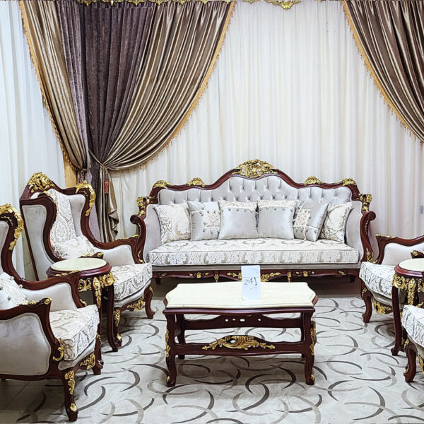 Sham Luxury Living Room Set SLLRS-77085