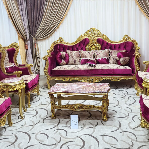 Sham Luxury Living Room Set SLLRS-77086