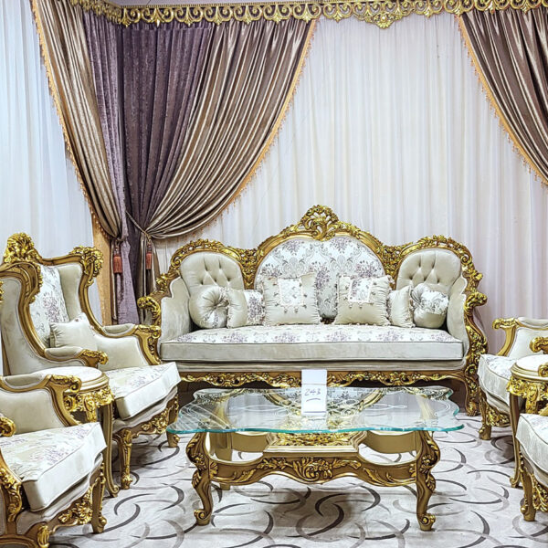Sham Luxury Living Room Set SLLRS-77087