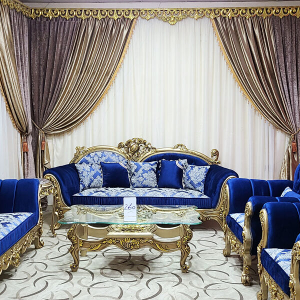 Sham Luxury Living Room Set SLLRS-77091