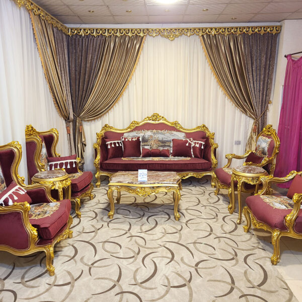 Sham Luxury Living Room Set SLLRS-77077