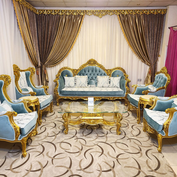 Sham Luxury Living Room Set SLLRS-77080