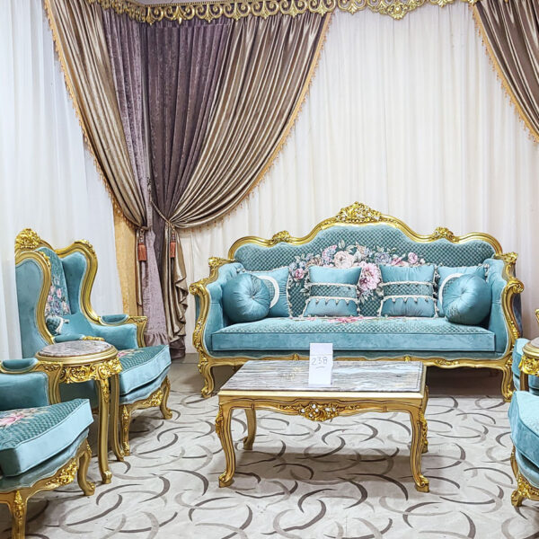 Sham Luxury Living Room Set SLLRS-77082