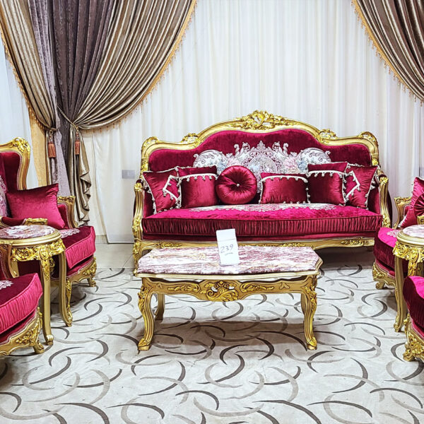 Sham Luxury Living Room Set SLLRS-77083