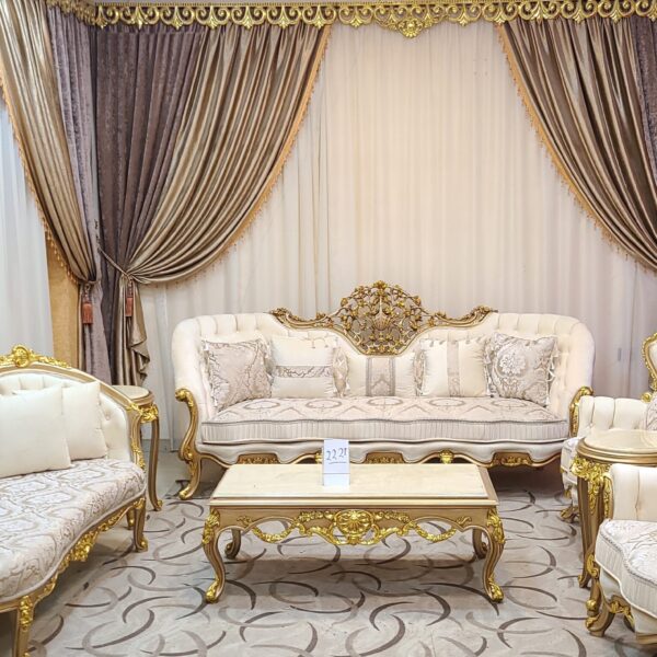 Sham Luxury Living Room Set SLLRS-77094