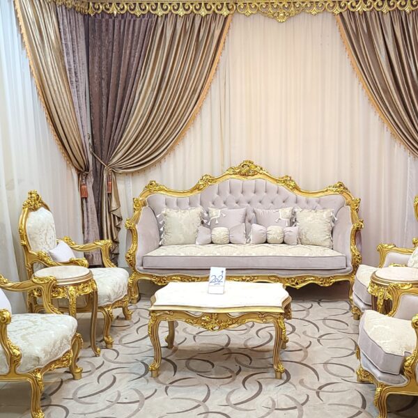 Sham Luxury Living Room Set SLLRS-77096