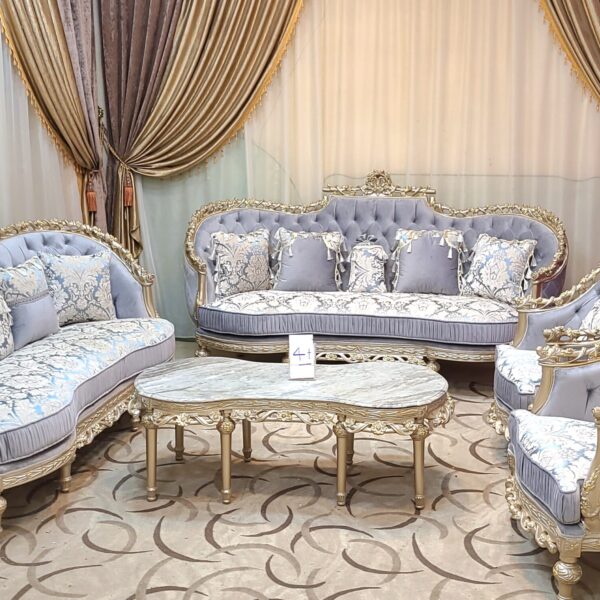 Sham Luxury Living Room Set SLLRS-77102