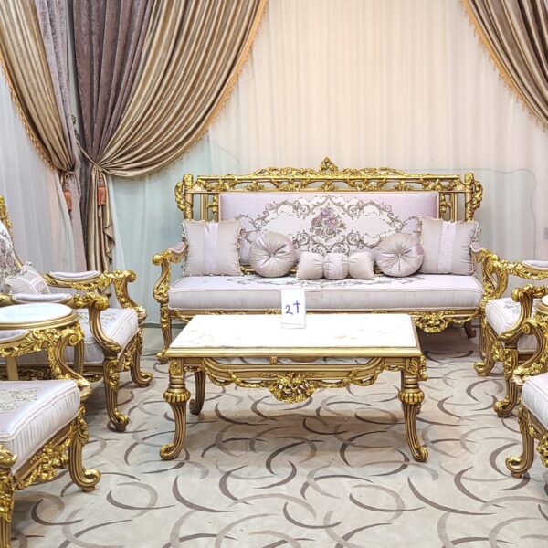 Sham Luxury Living Room Set SLLRS-77105