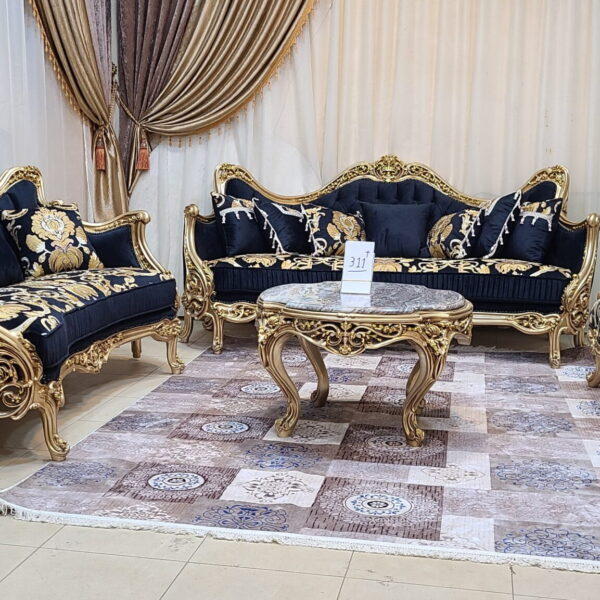 Sham Luxury Living Room Set SLLRS-771011