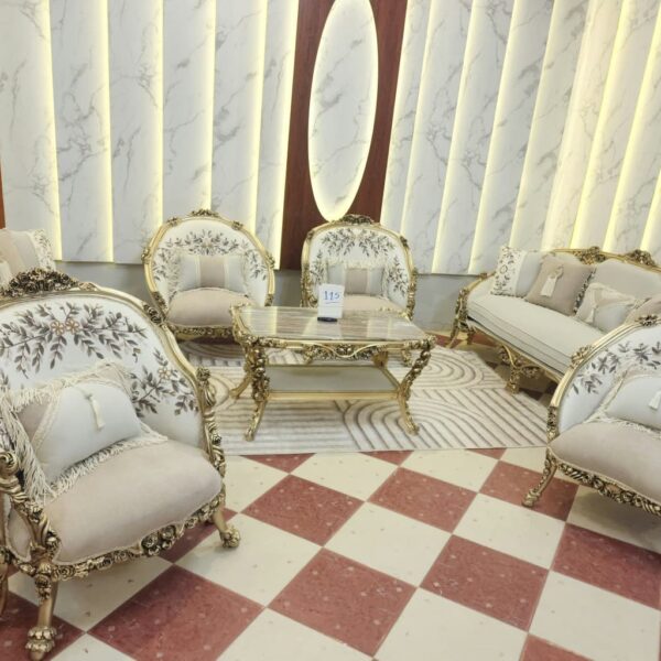 Sham Luxury Living Room Set - SLLRS-771036