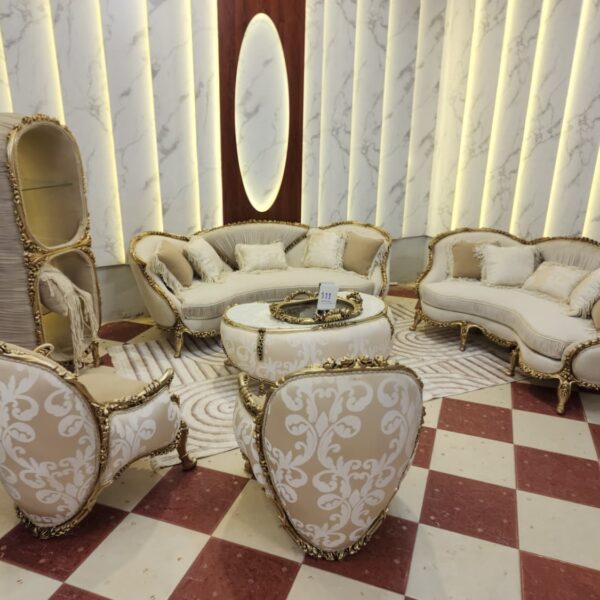 Sham Luxury Living Room Set - SLLRS-771047