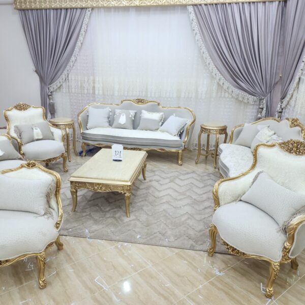 Sham Luxury Living Room Set - SLLRS-771048