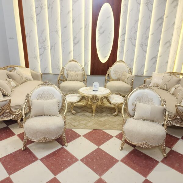 Sham Luxury Living Room Set - SLLRS-771037