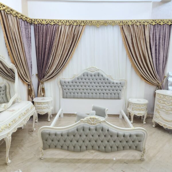 Sham Luxury Bed Room Set- SLBRS-99055