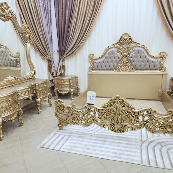 Sham Luxury Bed Room Set- SLBRS-99058