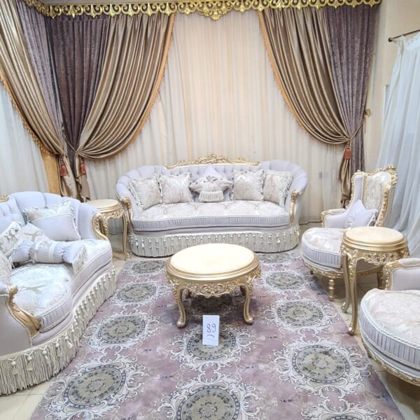 Sham Luxury Living Room Set - SLLRS-771038