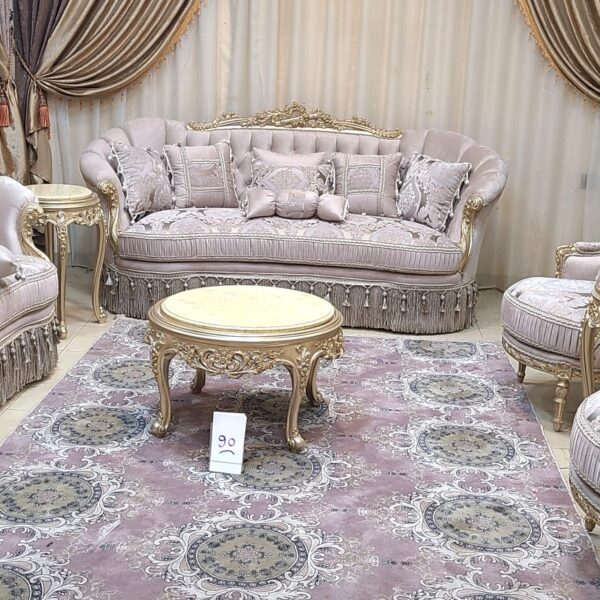 Sham Luxury Living Room Set - SLLRS-771040