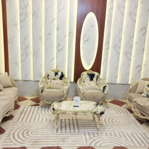 Sham Luxury Living Room Set - SLLRS-771044