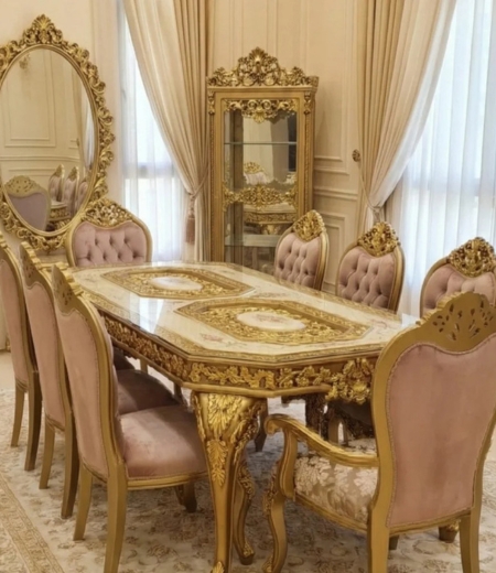 The Gilded Rose Quartz Dining Estate