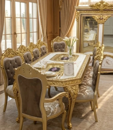 The Golden Estate Royal Onyx Dining Collection