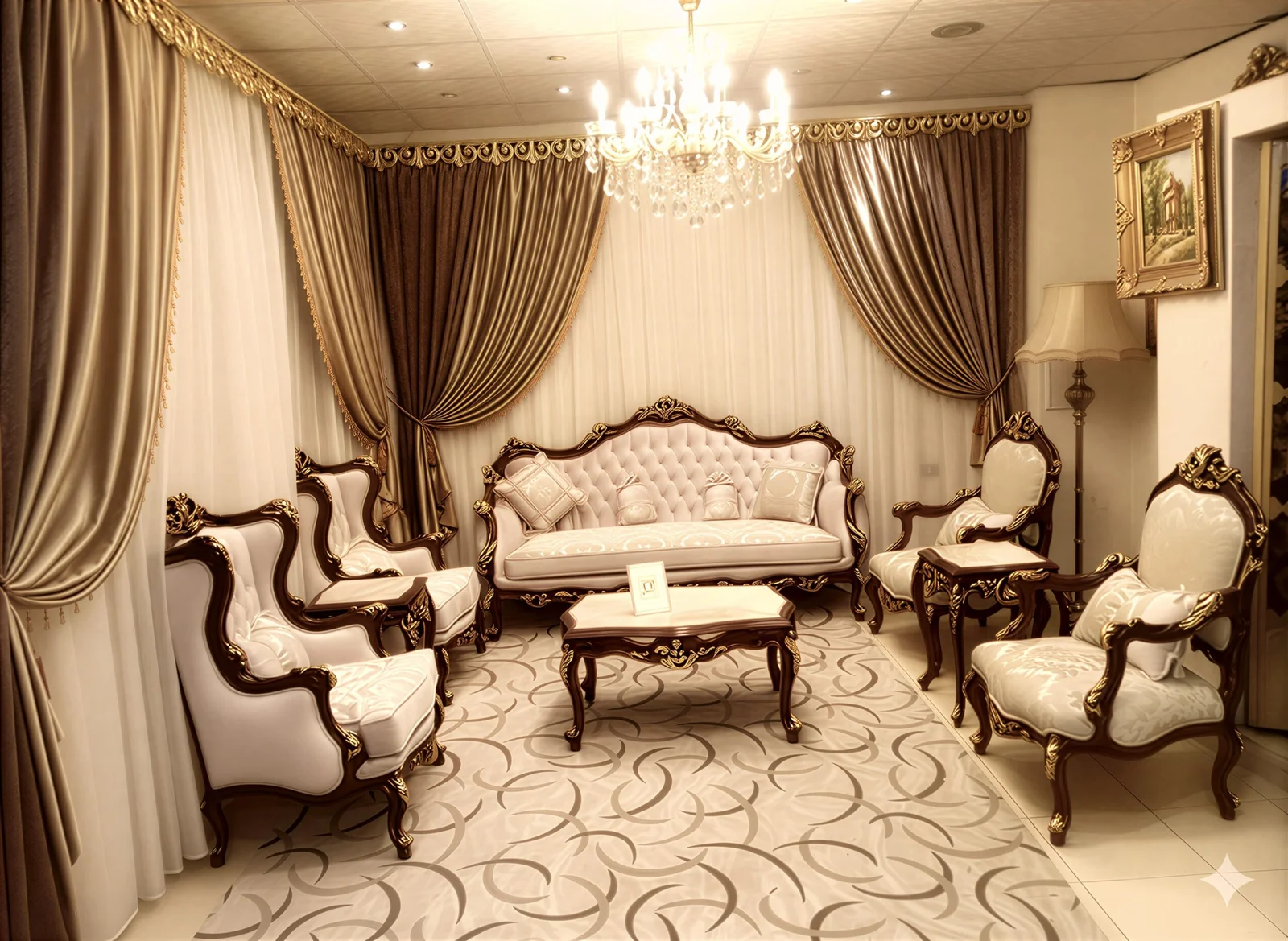 Exclusive Royal Victorian Sofa Sets | Hand-Carved Luxury Living Room Furniture