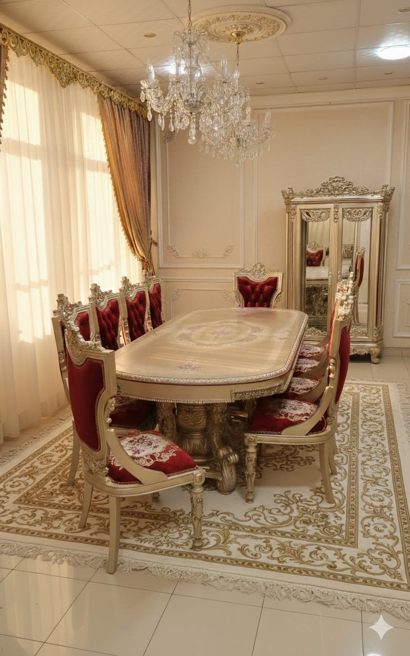 The Sovereign Crimson & Champagne Dining Suite