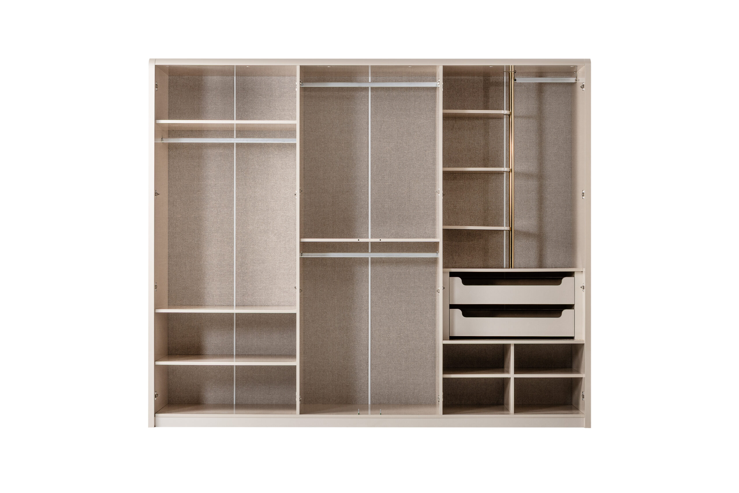 Monza Bedroom (Queen Frame With Headboard & Dresser With Mirror & 2 Nightstand)