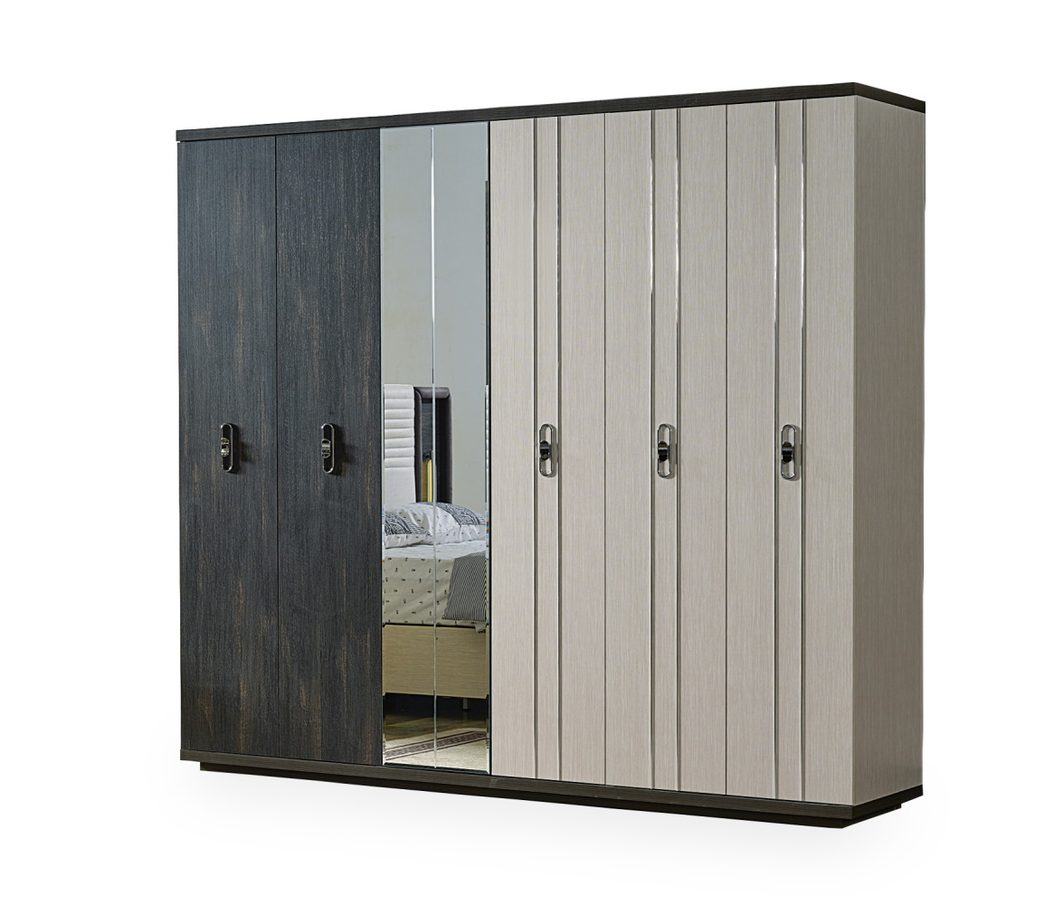 Nero Bedroom (Queen Storage Bed With Headboard & Dresser With Mirror & 2 Nightstand ) Fast Delivery - Image 2