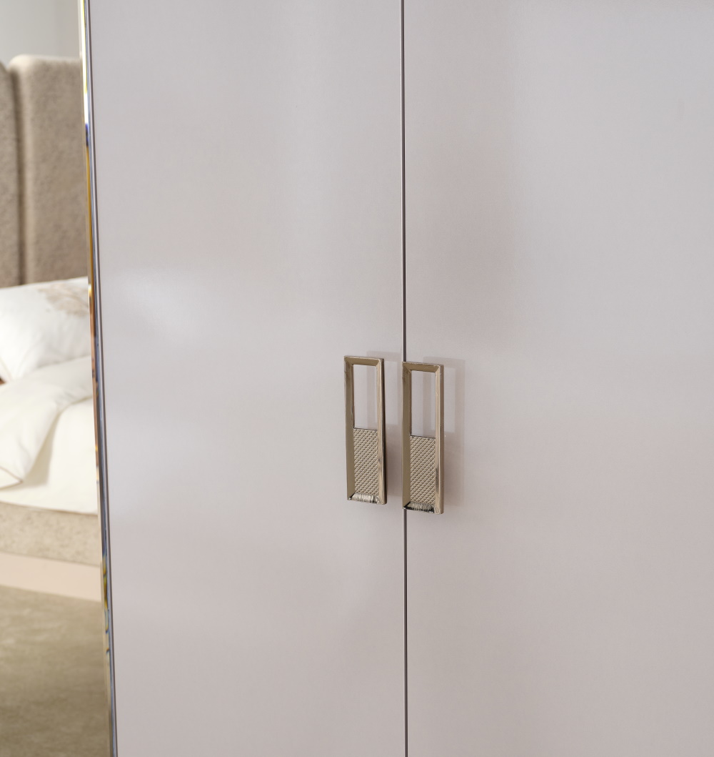 Nirvana Bedroom (Queen Bed & Dresser With Mirror & Ottoman & 2 Nightstand With Back ) - Image 12