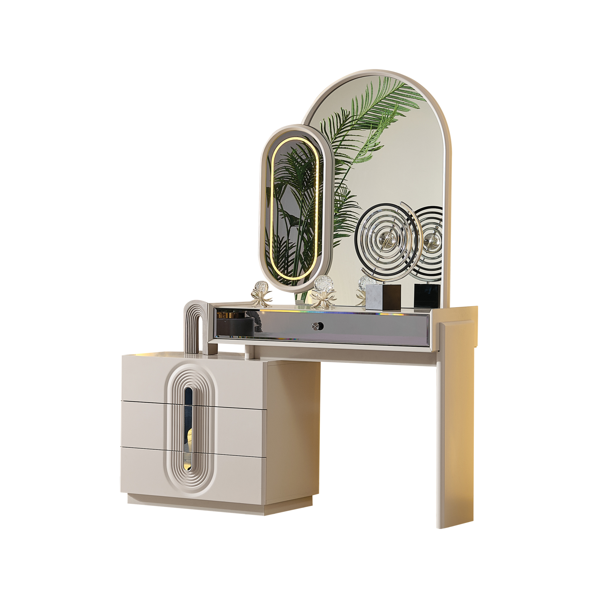 Parma Bedroom (Queen Frame With Headboard & Dresser With Mirror & 2 Nightstand) - Image 31