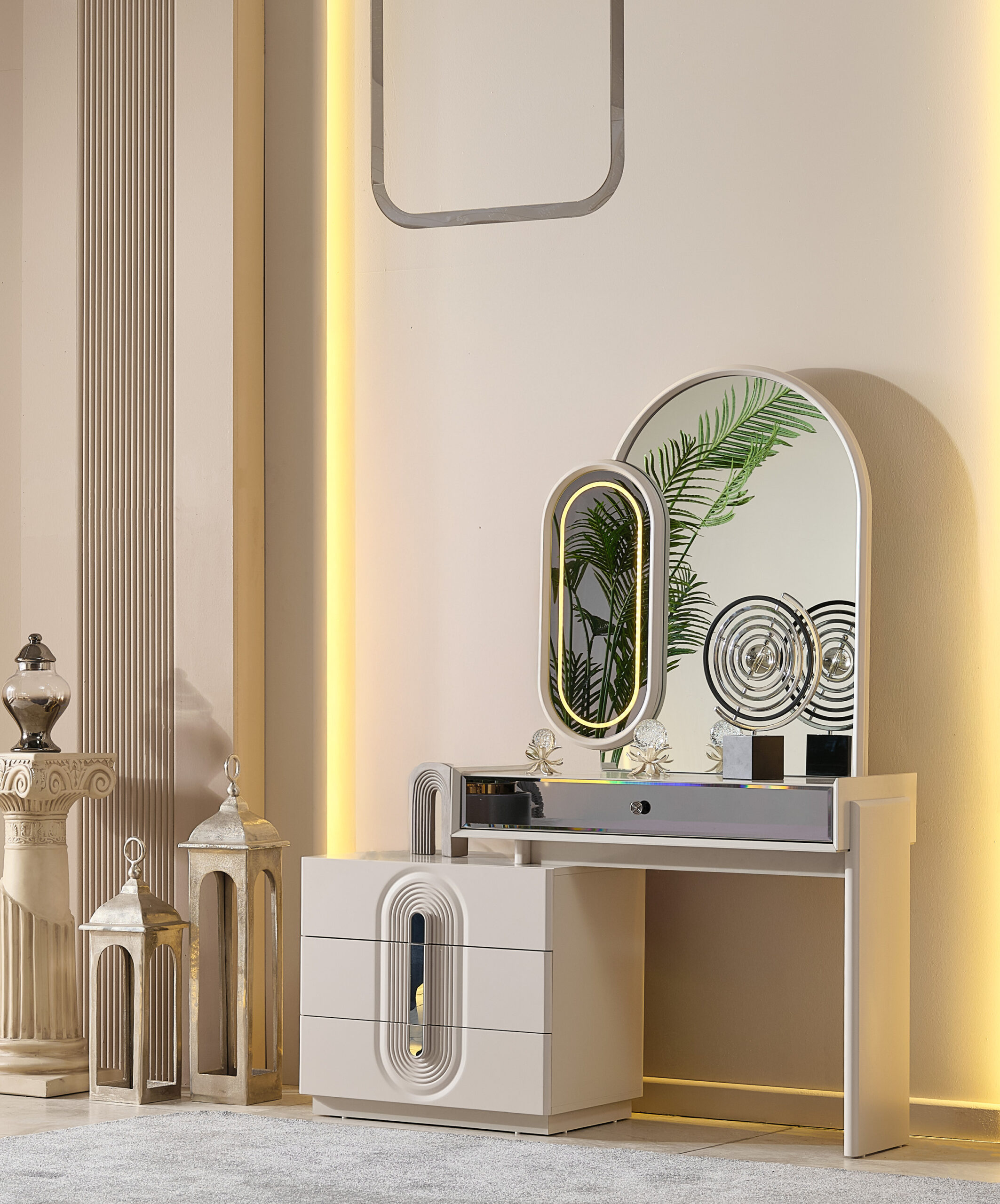 Parma Bedroom (Queen Frame With Headboard & Dresser With Mirror & 2 Nightstand) - Image 25