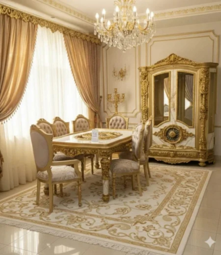 The Gilded Marble Royale Dining Collection