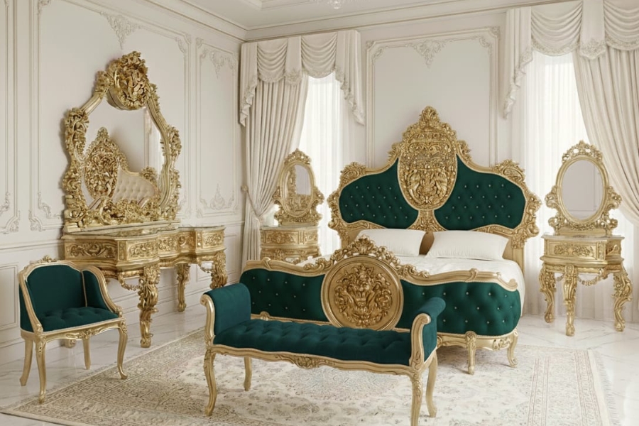 Royal Emerald & Gold Sovereign Suite (Luxury Victorian Collection)