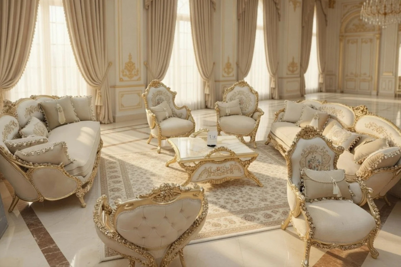 Bespoke Traditional Palace Living Room