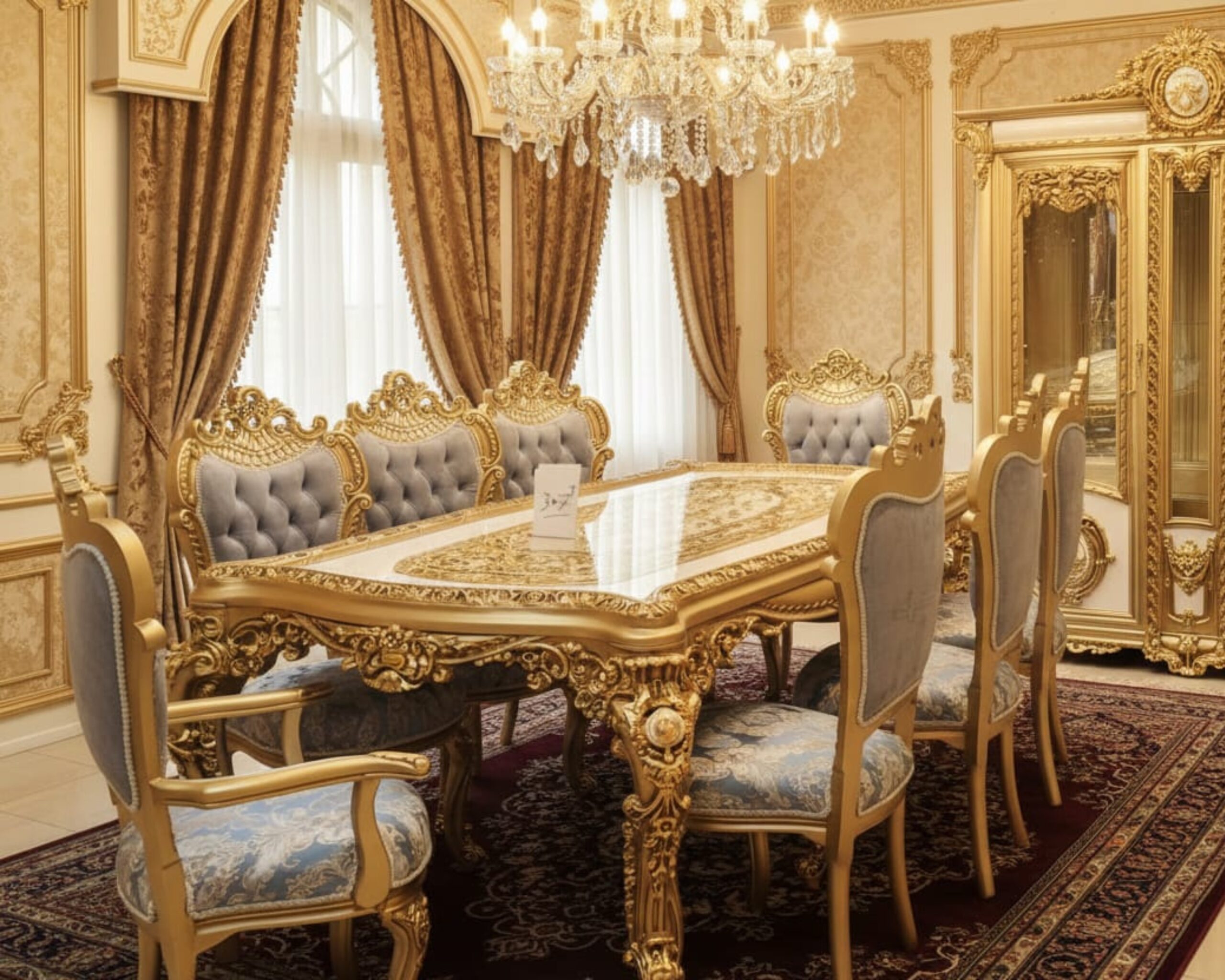 The Versailles Grand Rococo Dining Suite