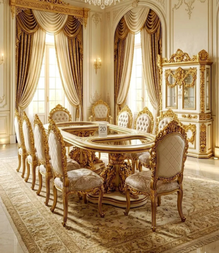 The Golden Sovereign Ivory & Glass Pedestal Suite