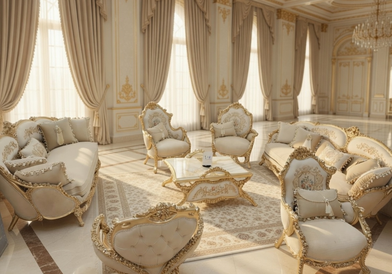 Bespoke Traditional Palace Living Room