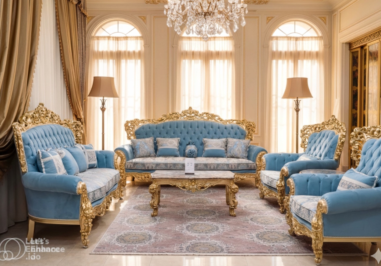 Exclusive Royal Victorian Sofa Sets | Hand-Carved Luxury Living Room Furniture
