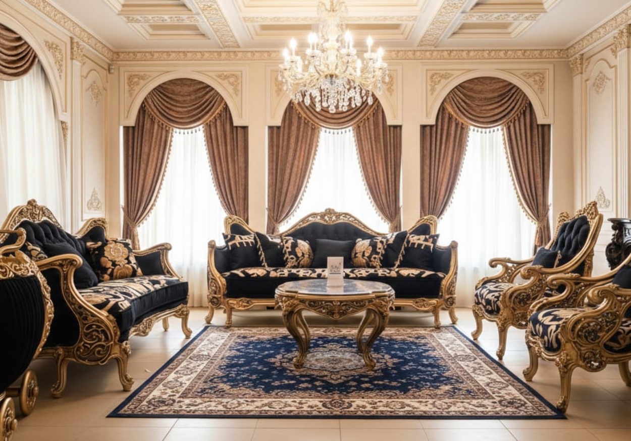 The Crown Collection: Ultra-Luxury Royal Victorian Room Set
